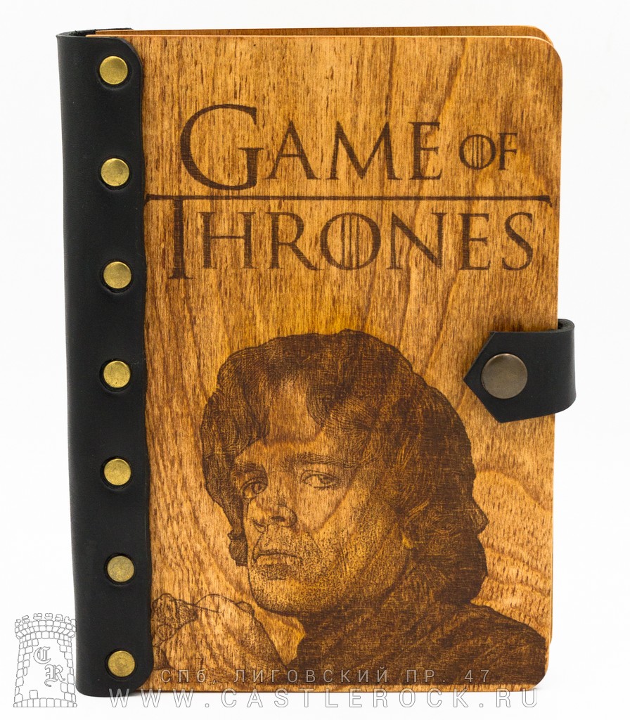 Блокнот с разъемными кольцами Game Of Thrones Tyrion Lannister (Игра  Престолов, переплет кожа)